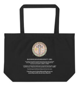 Large organic tote bag