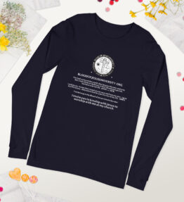 Unisex Long Sleeve Tee Black Logo Sinner's Prayer